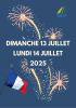 Festivités des 13 et 14 juillet 2025