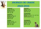 Calendrier de chasse 