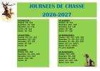 Calendrier de chasse 
